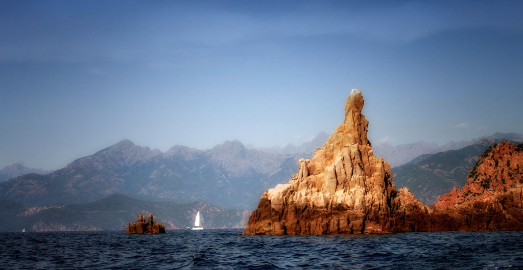 Au large de Cargèse en Corse