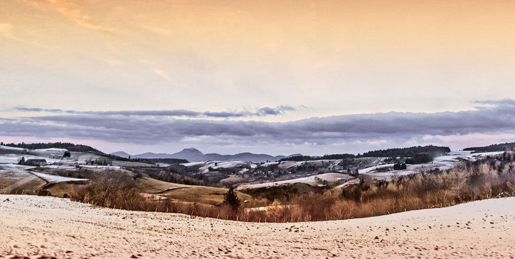 First snow in Corrèze