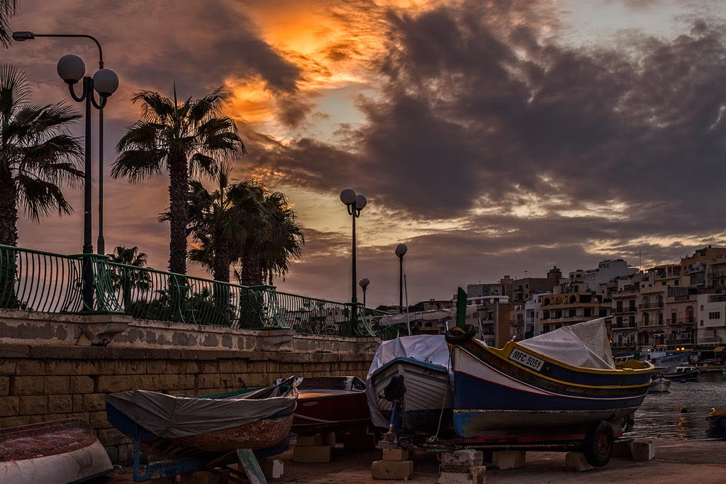 Marsaskala at night
