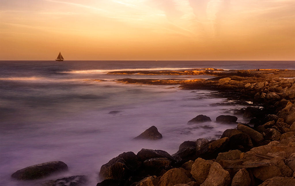 Sunset in Marsaskala Bay