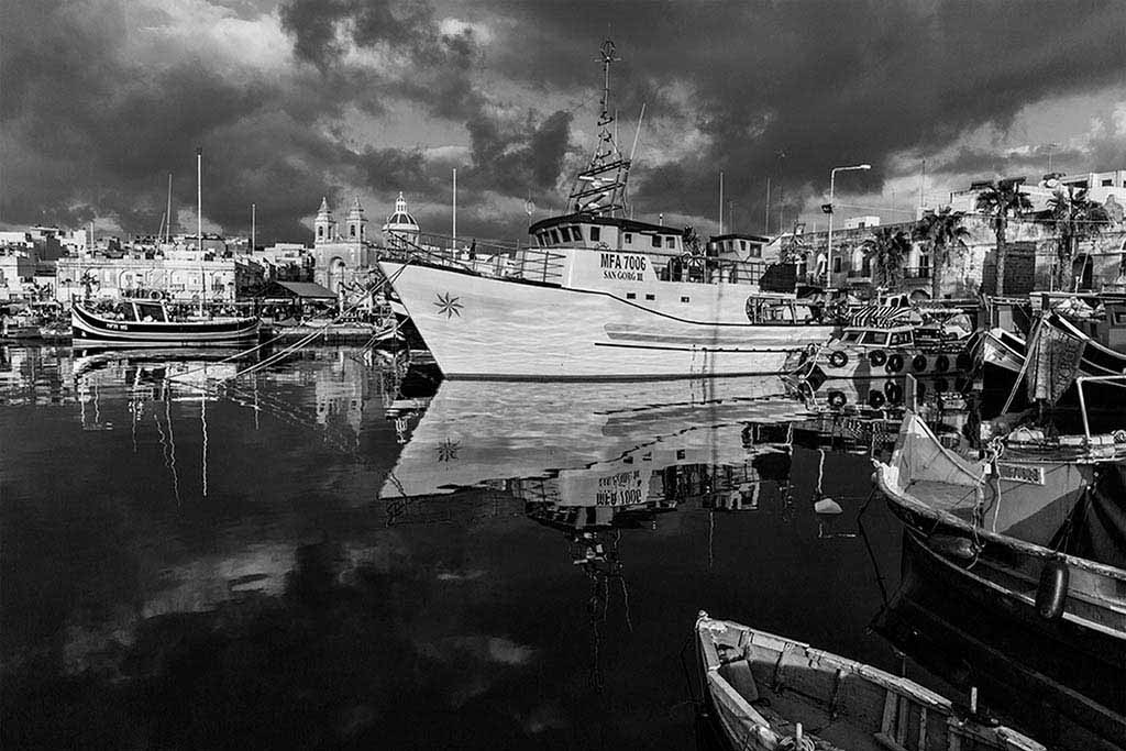 Fishing boats in Marsaslokk
