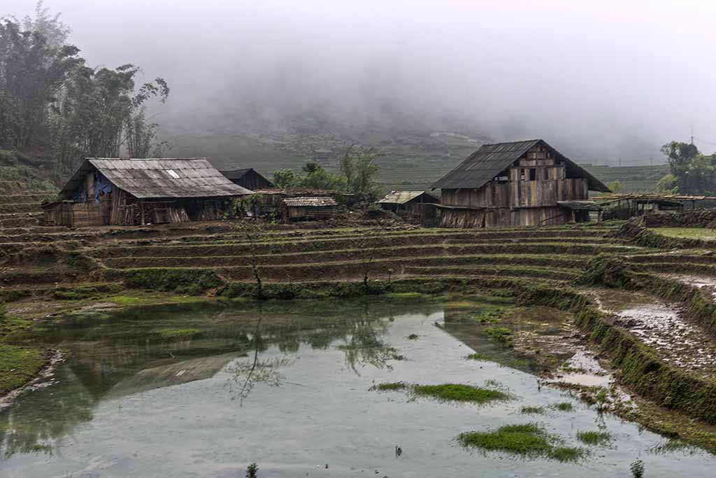 Village Hmong près de Sapa au Vietnam